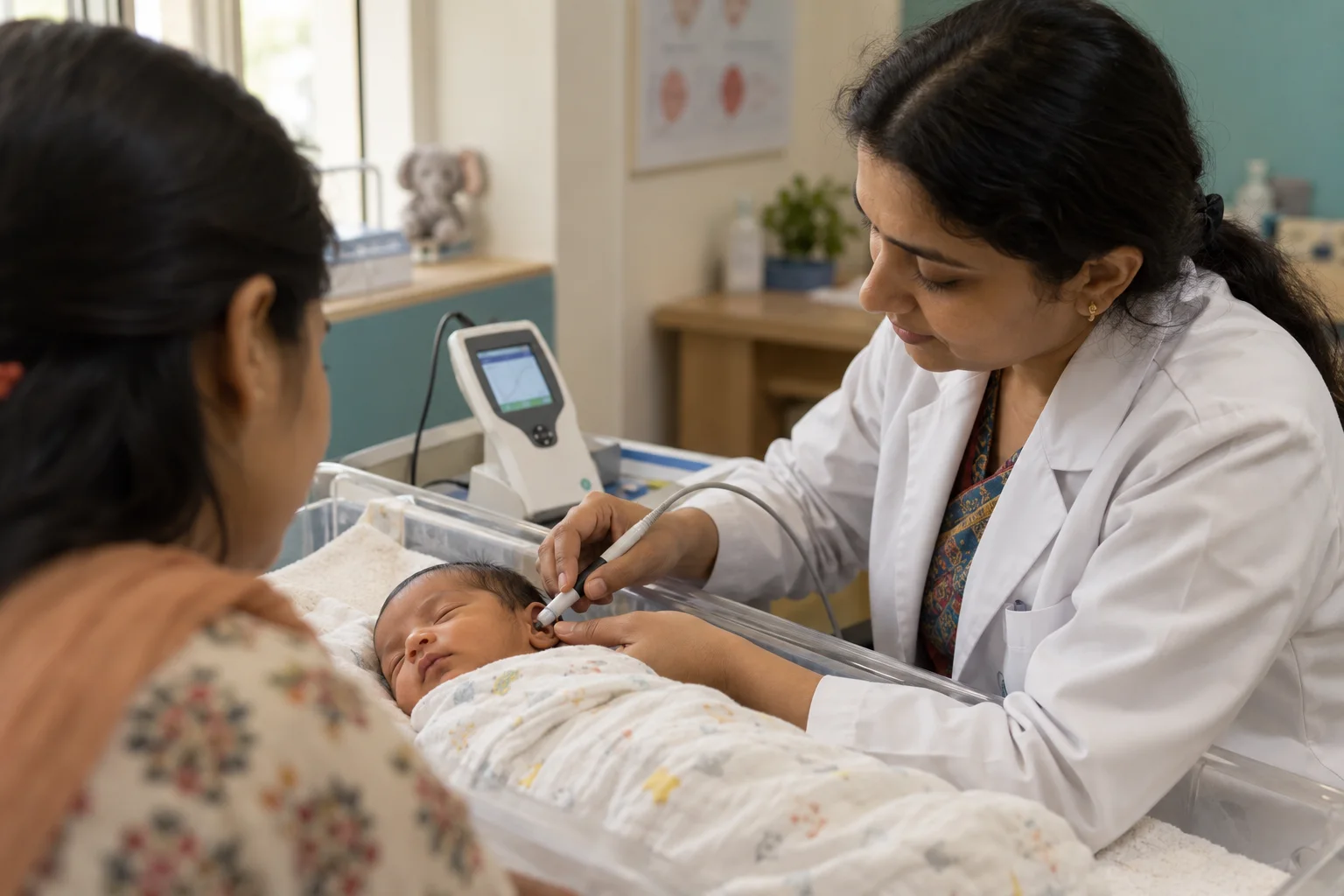 OAE test at Hearing Hope