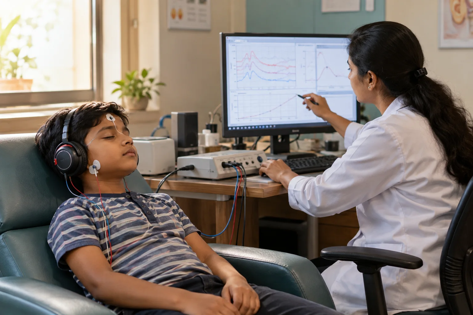 BERA test at Hearing Hope
