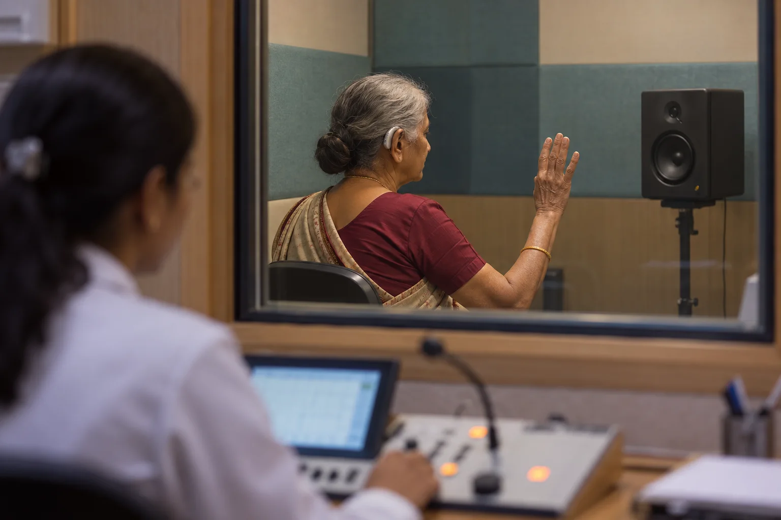 Aided audiometry at Hearing Hope